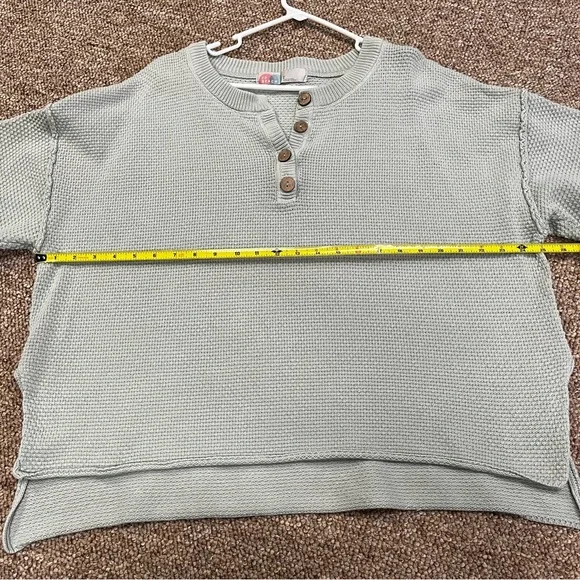 FREE PEOPLE Beach Hailee Waffle Knit Set Size Large - Picture 8 of 13